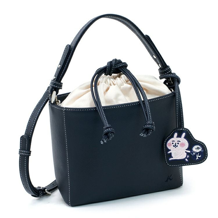 カナヘイの小動物】Kitamura 刺繍タグ付き2WAYハンドバッグ（ピスケと
