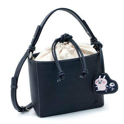 カナヘイの小動物】Kitamura 刺繍タグ付き2WAYハンドバッグ（ピスケと 